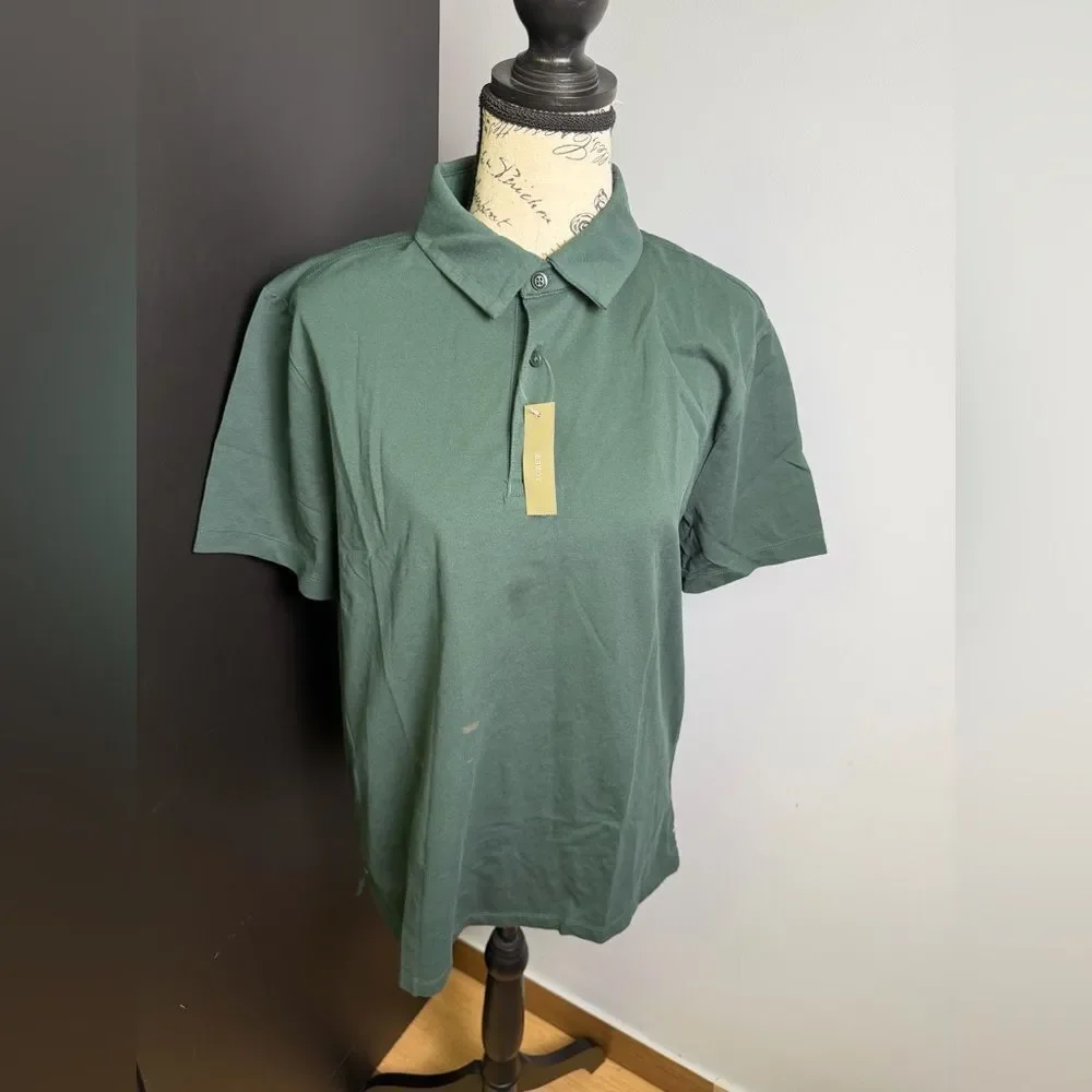 J.Crew Performance piqué polo shirt NWT Size M